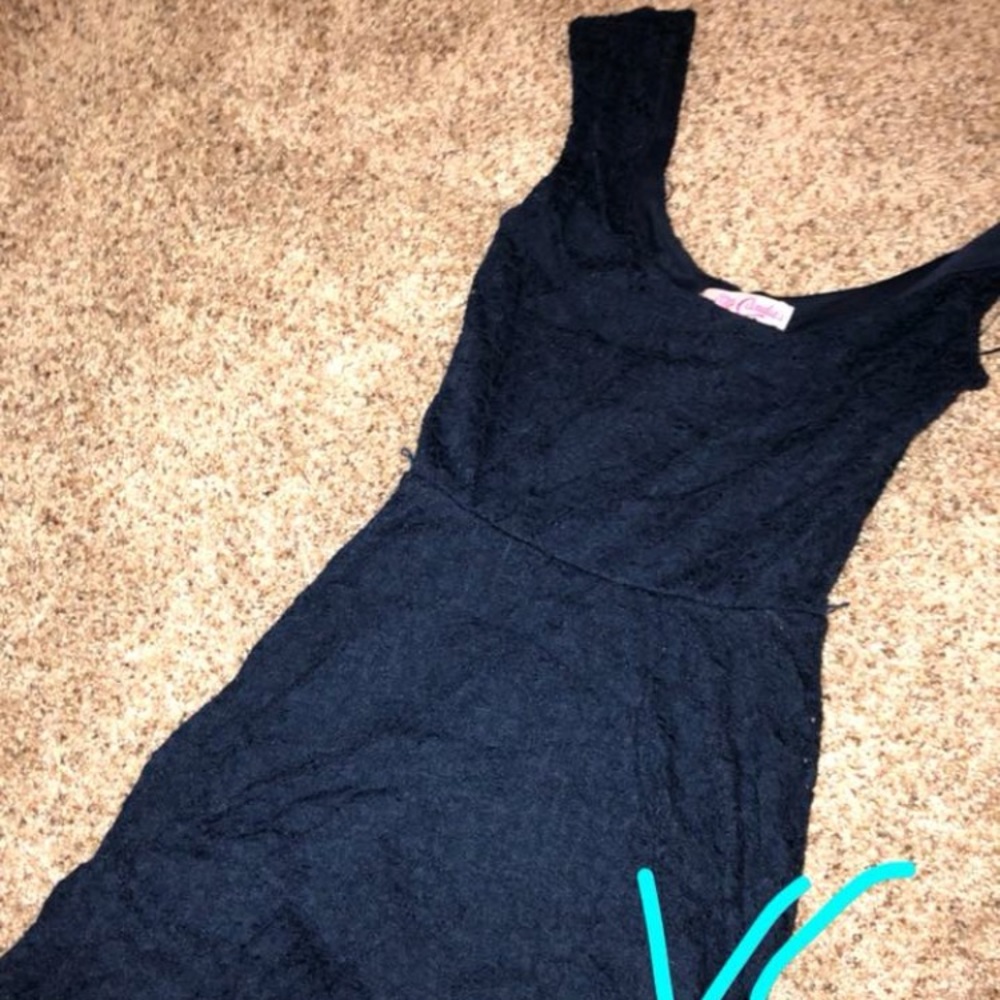 Navy blue dress